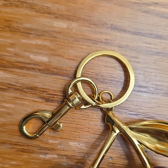Cherry Keychain with Gold Accents - Picture 3 of 3